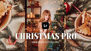 Create CHRISTMAS PRO Lightroom Preset in Mobile | Professional Color Grading | Winter Preset