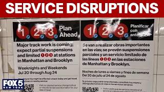 Subway, LIRR weekend service disruptions