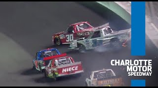 Stewart Friesen, Jesse Iwuji trigger wreck at Charlotte | Gander Trucks at Charlotte Motor Speedway