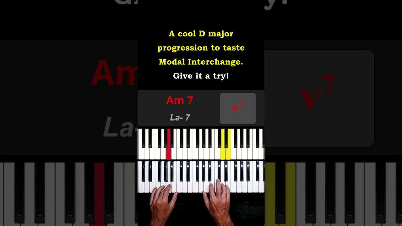 Cool D Major Chord Progression with Modal Interchange - Piano Tutorial adlı videoyu YouTube'da izle Cool D Major Chord Progression with Modal Interchange - Piano Tutorial adlı videoyu YouTube'da izle