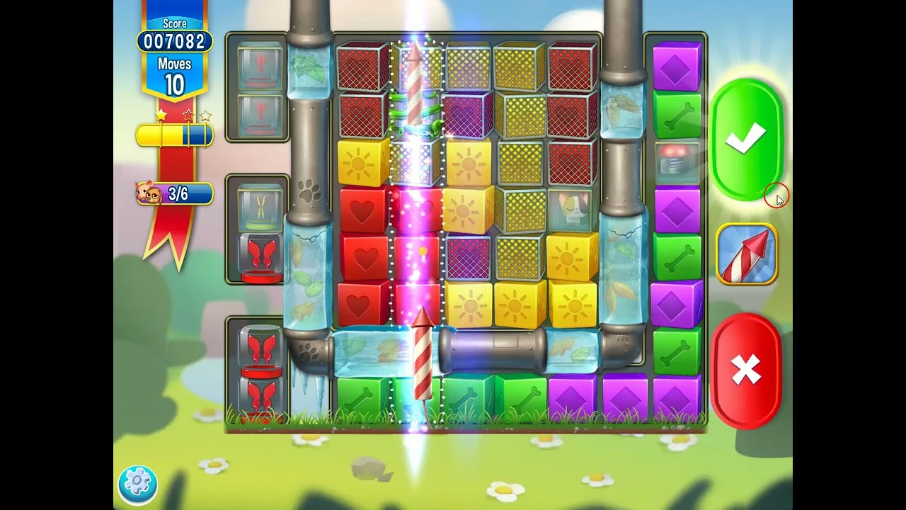 Pet Rescue Saga level 5083 no boosters | PuzzledCubes.site