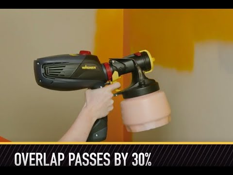 Wagner Flexio How To Spray Paint Sprayer Youtube