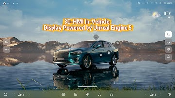 3D-HMI In-Vehicle Display Powered by Unreal Engine 5