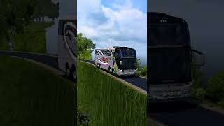 Overloaded buses on the most dangerous roads  #dangerous #dangerousdriving #dangerousdrive  #ets2