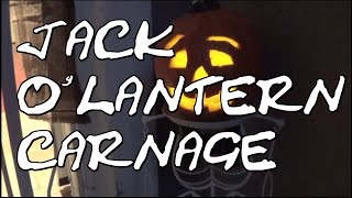 Throwing Pumpkins Out A Second Story Window