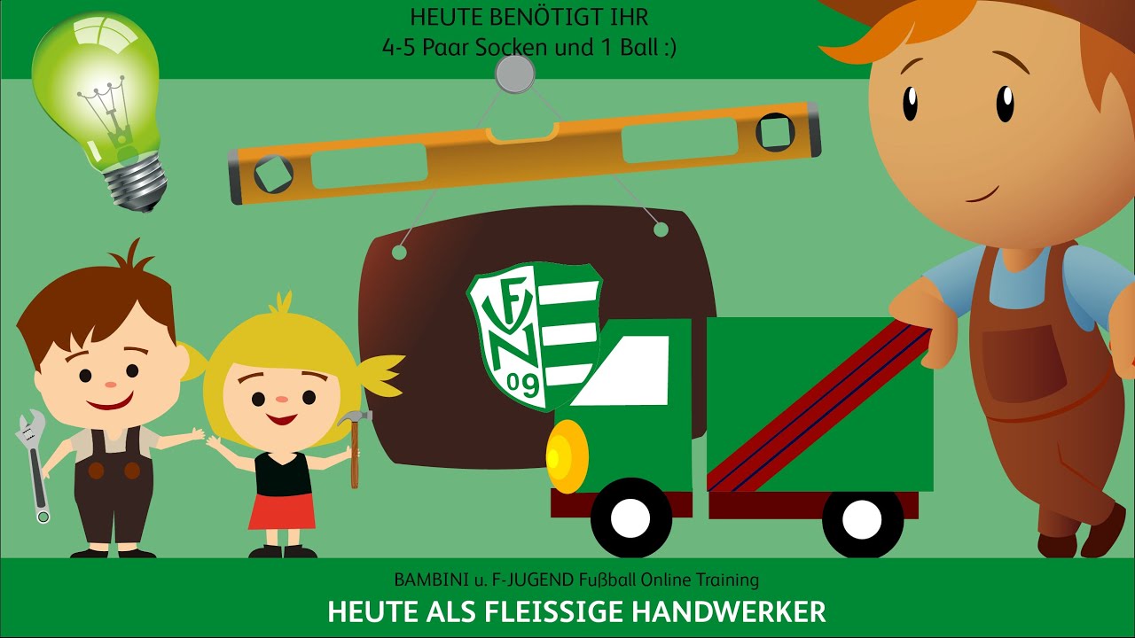 FV 09 Niefern BAMBINI u. F-Jugend Online Fußball Training