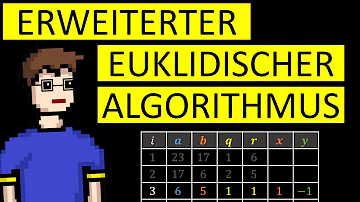 Wie funktioniert der erweiterte euklidische Algorithmus?