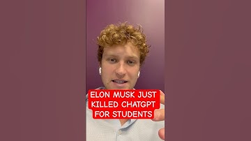 Elon Musk just KILLED ChatGPT for all students #ai #elonmusk #grok4