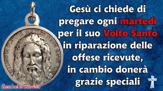 Gesù ci chiede di pregare ogni martedì per il suo Volto Santo in riparazione delle offese ricevute