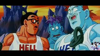 DBZ moments everyone watches goku fighting kid buu in hell