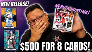 New Release: 2022 Panini Mosaic Football CHOICE Box! NEBULA HUNT IS ON!! $500 FOR 8 CARDS!?!?