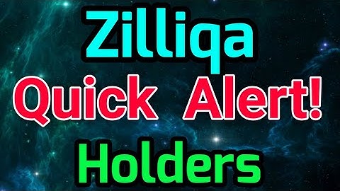 Zilliqa Alert! Holders || Zilliqa Price Prediction || Zilliqa Today Update! || Crypto News