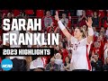 Sarah Franklin 2023 NCAA volleyball tournament highlights | NATIONAL PLAYER OF THE YEAR