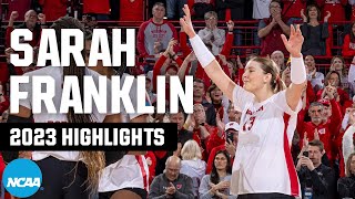 Sarah Franklin 2023 NCAA volleyball tournament highlights | NATIONAL PLAYER OF THE YEAR