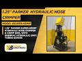 1.25" PARKER SUPER-KRIMP HYDRAULIC HOSE CRIMPER & CRIMP DIES: YOBRO #25556