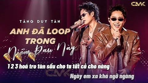 ANH ĐÃ LOOP TRONG NIỀM ĐAU NÀY | KARAOKE| TANG DUY TÂN
