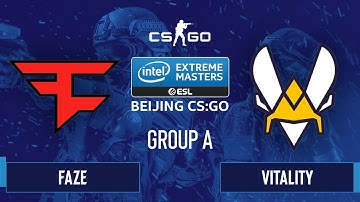 CS:GO - Vitality vs. FaZe [Mirage] Map 2 - IEM Beijing 2020 Online - Group A - EU