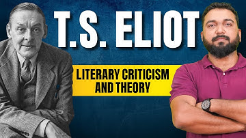Complete Theories and Literary Criticism By T.S. Eliot! Detailed Explanation! UGC NET English