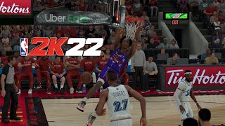 UTAH JAZZ vs TORONTO RAPTORS 75TH ANNIVERSARY CLASSIC FULL GAME HIGHLIGHTS | NBA 2K22