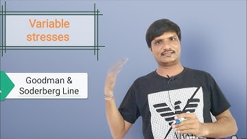 Problems on Goodman and Soderberg equation | Variable stresses in machine parts | Goodman diagram