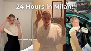 24 hours in Milan | first ever brand trip eeee