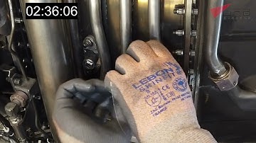 Standard borescope plug installation with lock-wire on a standard lock-wire