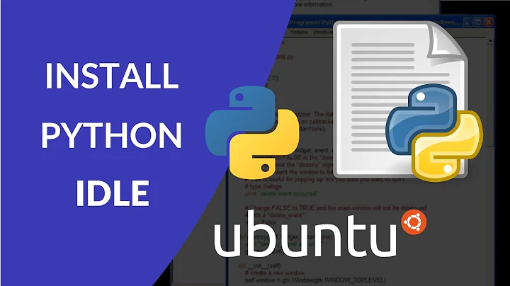 How to Install Python IDLE on linux Ubuntu 18.04