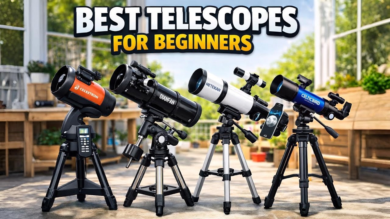 Top 5 Best Telescopes For Beginners 2026 – Best Astronomy Telescopes for Kids & Adults!