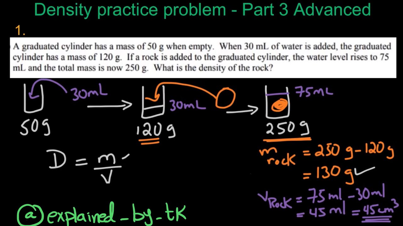 Density Practice Problems - Part 3 ADVANCED - YouTube