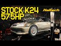 Stock K24 EK Hatch Makes 500+ Easy On The Haltech Elite 1500