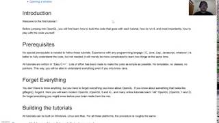 OpenGL Tutorial 1 - Opening a Window