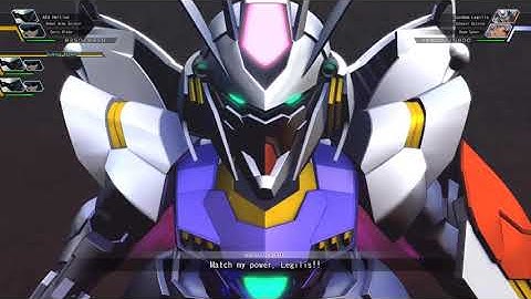 SD Gundam G-Generation Cross Rays - Gundam Legilis Normal All Animations