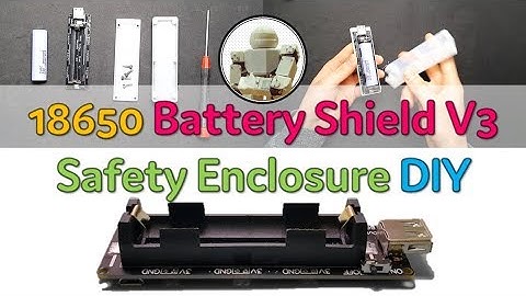 Wemos 18650 battery shield v3 (unboxing) + 3d printed enclosure box (Tutorial)