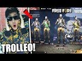 ¡NOS PONEMOS la MISMA SKIN en ESCUADRA y CONFUNDIMOS a LOS ENEMIGOS en FREE FIRE! *divertido*