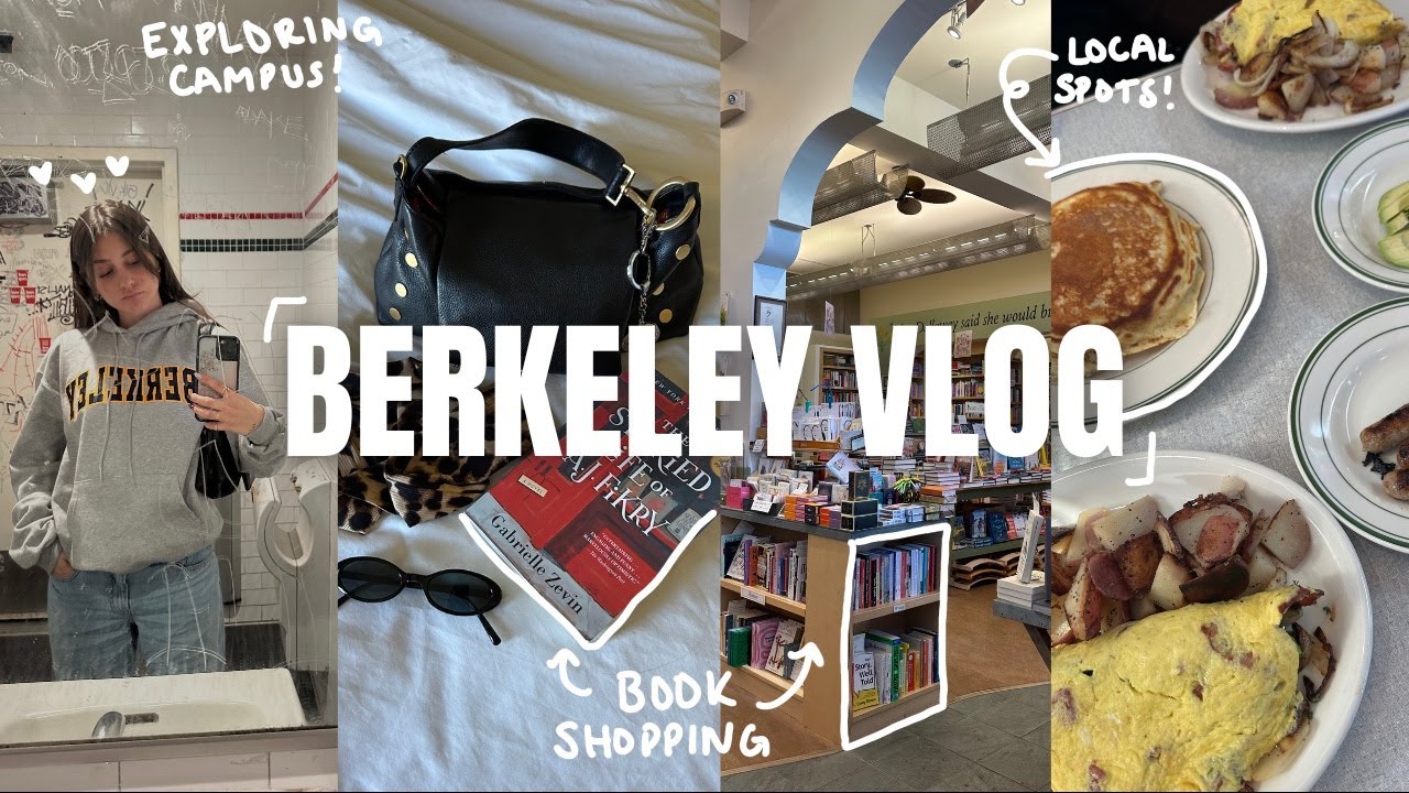 BERKELEY VLOG: roadtrip with Sophie, exploring campus & trying local spots!