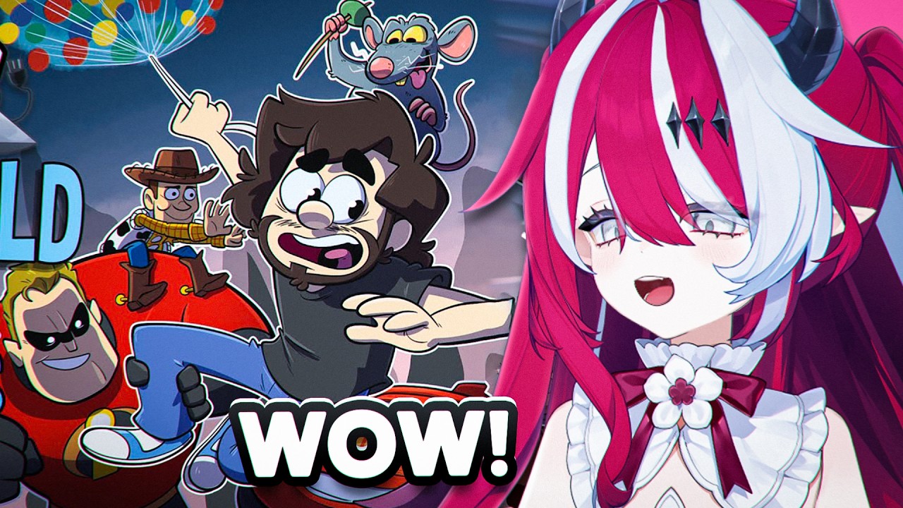 Caddicarus The Pitiful World of PIXAR GAMES!?  | VTuber Reacts