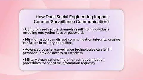 How Does Social Engineering Impact Counter-Surveillance Communication? - Tactical Warfare Experts