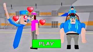 SECRET UPDATE | POLICE COP FALL IN LOVE WITH BABY POLICE GIRL? SCARY OBBY ROBLOX #roblox #obby