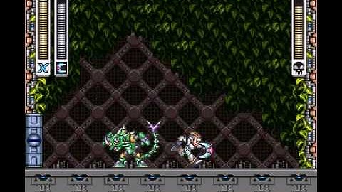 Mega Man X - Sting Chameleon Boss Fight