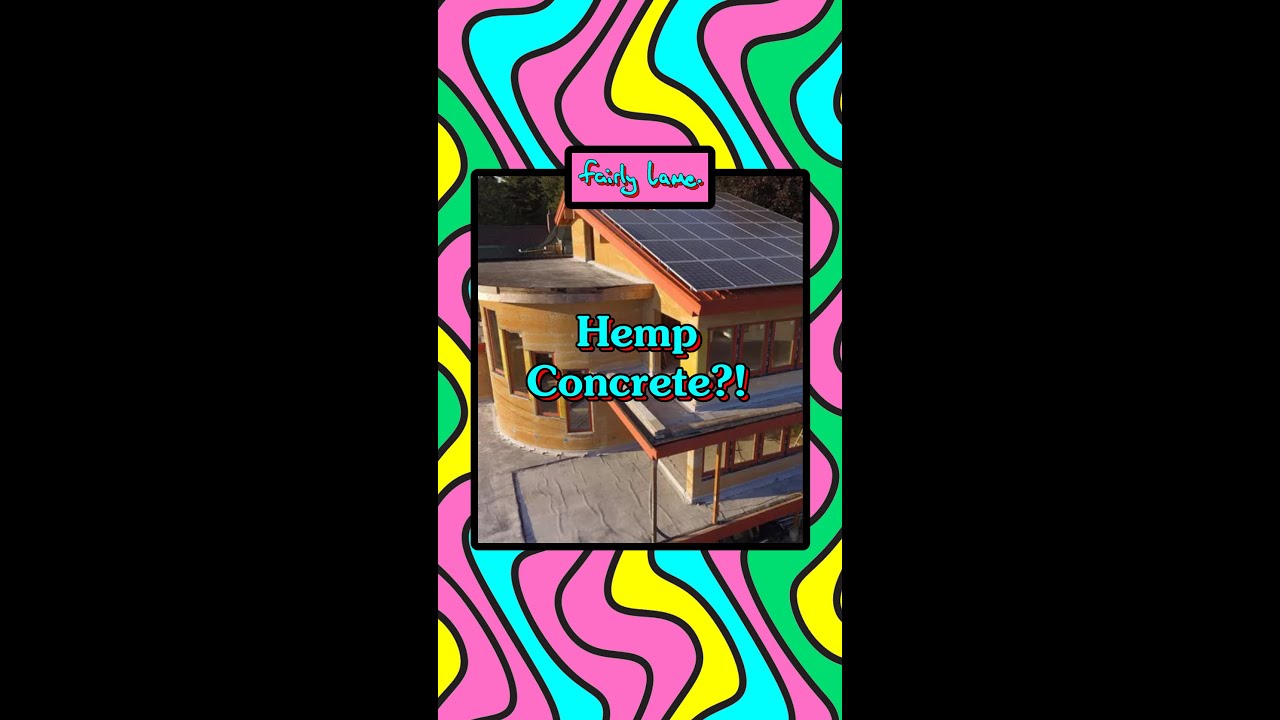 Hemp concrete?? What happens if it catches on fire? 👀🍁