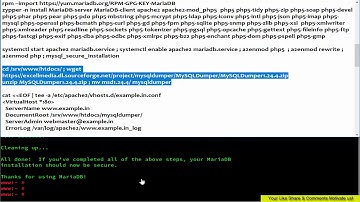 How to install MySQLDumper on a OpenSuse Leap 42.3