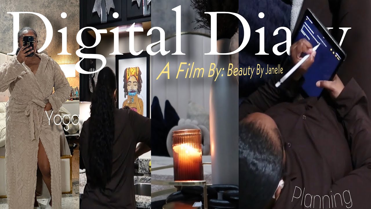 Digital Diary: My Realistic Daily Routine | yoga | Self Care | Content ...