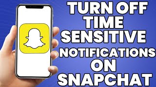How to Turn Off Time Sensitive Notifications on Snapchat