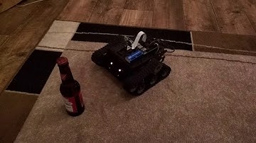 Beer bottle following robot part 2