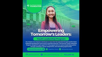 Summer Youth Leadership Program! Registration is Open!