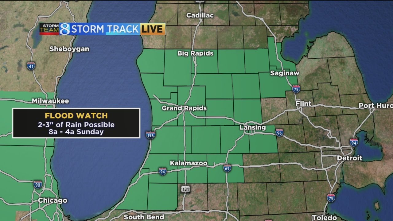 Flooding, power outages possible with weekend storm - YouTube