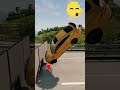 Mercedes vs wall in Slow motion #beamng