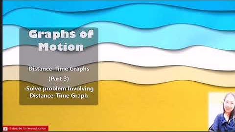 7.1 Distance-Time Graph (Part 3) KSSM Form 4