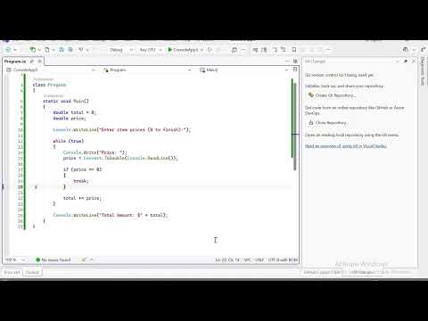 C# While loop