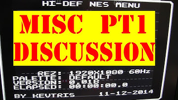 Hi-Def NES - misc discussions Pt 1